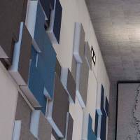 Lydabsortbent Niv&aring; EcoSUND hvid tekstil-laminering