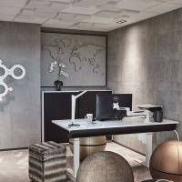 Lydabsortbent Tell_us EcoSUND gr&aring; med sort ramme