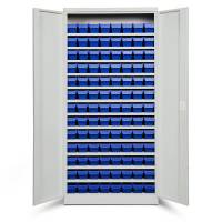 Opbevaringsskab ASPB Mod2 1980x980x670 Lysegr&aring; d&oslash;r