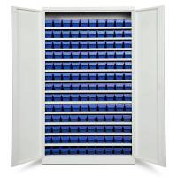 Opbevaringsskab ASPB Mod2 1980x1200x670 Lysegr&aring; d&oslash;r