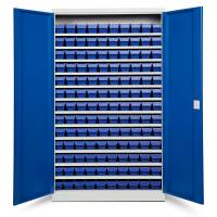 Opbevaringsskab ASPB Mod2 1980x1200x670 Bl&aring; d&oslash;r