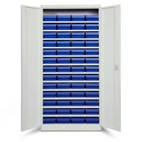 Opbevaringsskab ASPB Mod3 1980x980x570 Lysegr&aring; d&oslash;r