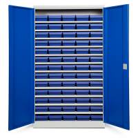 Opbevaringsskab ASPB Mod3 1980x1200x470 Bl&aring; d&oslash;r