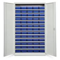 Opbevaringsskab ASPB Mod3 1980x1200x670 Lysegr&aring; d&oslash;r