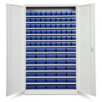 Opbevaringsskab ASPB Mod4 1980x1200x670 Lysegr&aring; d&oslash;r