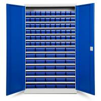 Opbevaringsskab ASPB Mod4 1980x1200x670 Bl&aring; d&oslash;r