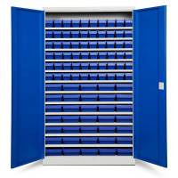 Opbevaringsskab ASPB Mod4 1980x1200x670 Bl&aring; d&oslash;r