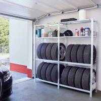 Boltless Garagereol 2000x1000x400 mm F&oslash;lgefag