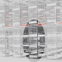 Gitterside Boltless h&oslash;jde 2000 mm dybde 800 mm