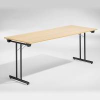 Bord Dinner, Eg 1800x800 mm, Sort understel