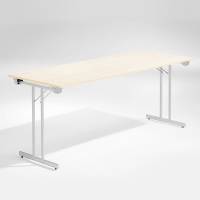 Bord Dinner, Birk 1800x800 mm, Alugr&aring;t understel