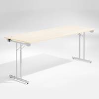 Bord Dinner, Birk 1800x800 mm, Alugr&aring;t understel