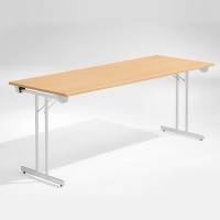 Bord Dinner, B&oslash;k 1800x800 mm, Alugr&aring;t understel