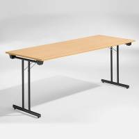 Bord Dinner, B&oslash;k 1800x800 mm, Sort understel
