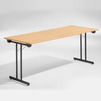 Bord Dinner, B&oslash;k 1800x800 mm, Sort understel