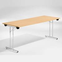 Bord Dinner, B&oslash;k 1800x800 mm, Krom understel