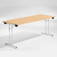 Bord Dinner, B&oslash;k 1800x800 mm, Krom understel
