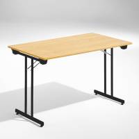 Bord Dinner, Eg 1200x800 mm, Sort understel