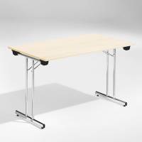 Bord Dinner, Birk 1200x800 mm, Krom understel