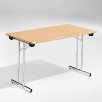 Bord Dinner, B&oslash;k 1200x800 mm, Krom understel