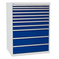 Skuffesektion 700/10 1319x1005x736mm 11 skuffer