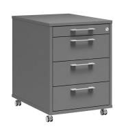 Skuffesektion DNA 4 skuffer, Antracit