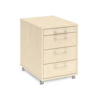 Skuffesektion DNA 4 skuffer, Birk