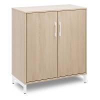 Kontorskab DNA, 800x890 mm, Eg/Hvid 2A4/2A4