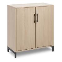 Kontorskab DNA, 800x890 mm, Eg/Sort 2A4/2A4