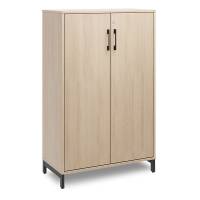 Kontorskab DNA, 800x1275 mm, Eg/Sort 3A4