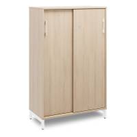 Kontorskab DNA, 800x1275 mm, Eg/Hvid 3A4