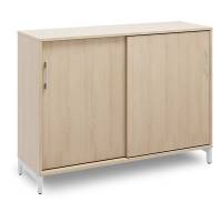 Kontorskab DNA, 1200x890 mm, Eg/Alugr&aring; 2A4