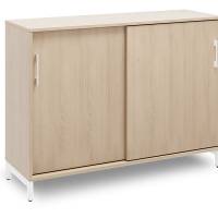 Kontorskab DNA, 1200x890 mm, Eg/Hvid 2A4
