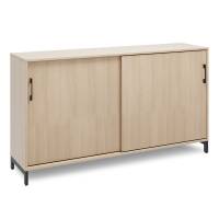 Kontorskab DNA, 1600x890 mm, Eg/Sort 2A4