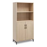 Kontorskab DNA, 800x1660 mm, Eg/Sort 4A4/2A4