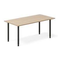 Skrivebord DNA, Eg 1600x800mm I-ben/Sort