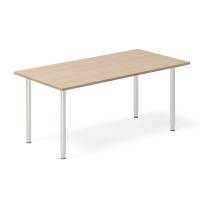 Skrivebord DNA, Eg 1600x800mm I-ben/Alugr&aring;