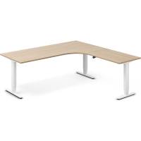 H&aelig;ve-s&aelig;nkebord DNA, Eg 2000x2000mm H&oslash;jre 3-ben/Hvid