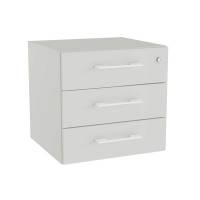 Skuffeindsats DNA, Lys gr&aring; med hvide h&aring;ndtag