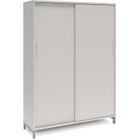 Kontorskab DNA, 1200x1660 mm, Lys gr&aring;/Alugr&aring;, skyded&oslash;r 4A4