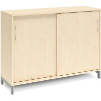 Kontorskab DNA, 1200x890 mm, Birk/Alugr&aring; 2A4