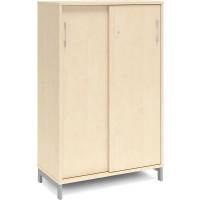 Kontorskab DNA, 800x1275 mm, Birk/Alugr&aring; 3A4