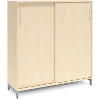 Kontorskab DNA, 1200x1275 mm, Birk/Alugr&aring; 3A4