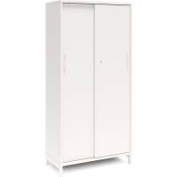 Kontorskab DNA, 800x1660 mm, Hvid/Hvid, skyded&oslash;r 4A4