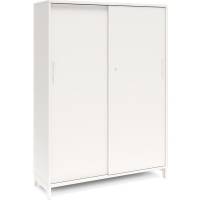 Kontorskab DNA, 1200x1660 mm, Hvid/Hvid, skyded&oslash;r 4A4