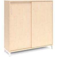 Kontorskab DNA, 1200x1275 mm, Birk/Hvid 3A4