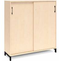 Kontorskab DNA, 1200x1275 mm, Birk/Sort 3A4