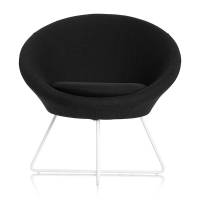 Stol Paris Sort med hvide ben