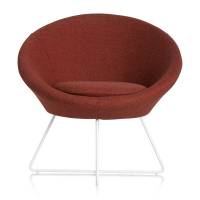 Stol Paris Rustr&oslash;d med hvide ben