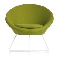 Stol Paris Limegr&oslash;n med hvide ben